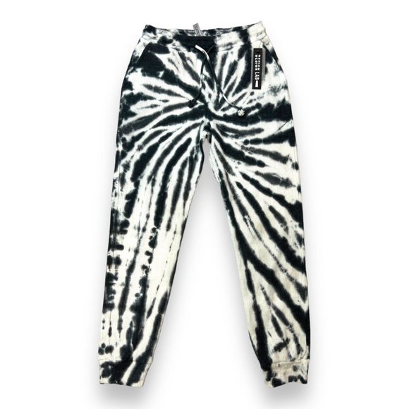 Design Lab Women's Black/White Tie Dye Waffle Pants Joggers⭐️Multiple Sizes⭐️ - Picture 3 of 5